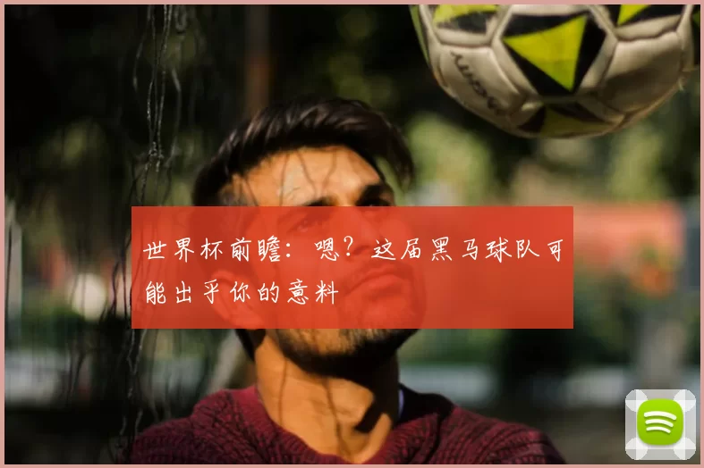 世界杯前瞻:嗯?这届黑马球队可能出乎你的意料