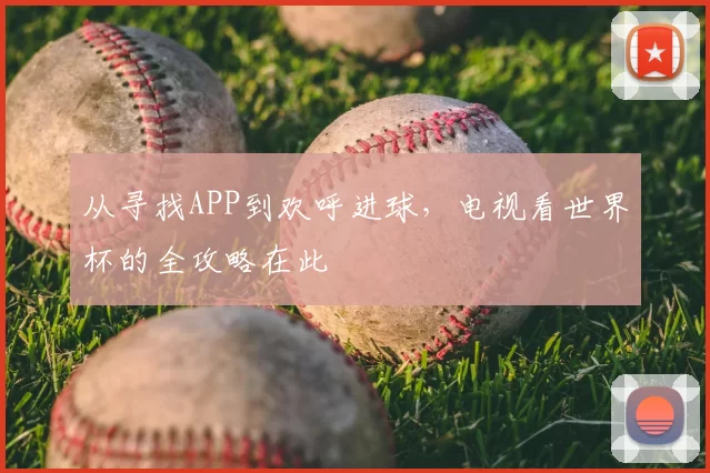 从寻找APP到欢呼进球,电视看世界杯的全攻略在此
